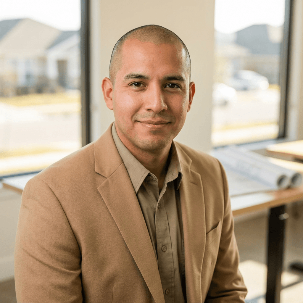 Trademark attorney in professional suit